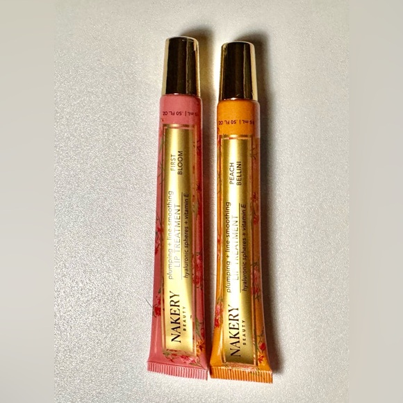 Nakery Lip Treatment Set - First Bloom & Peach Bellini - Picture 1 of 3